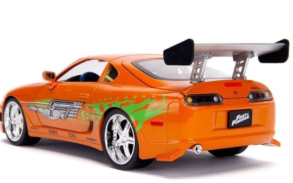 โมเดลรถ โมเดลรถยนต์ Toyota Supra และ โมเดล brian 3 นิ้ว 2