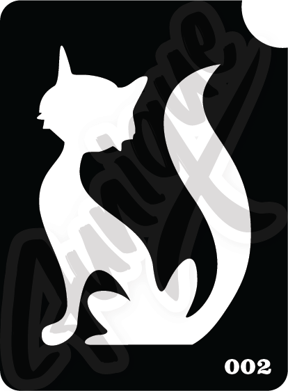 SET 8 Stencil บล็อกสติกเกอร์ รอยสักกากเพชร เพ้นท์กากเพชร กลิตเตอร์ Funique สติ๊กเกอร์ แบบลาย DIY งานประดิษฐ์