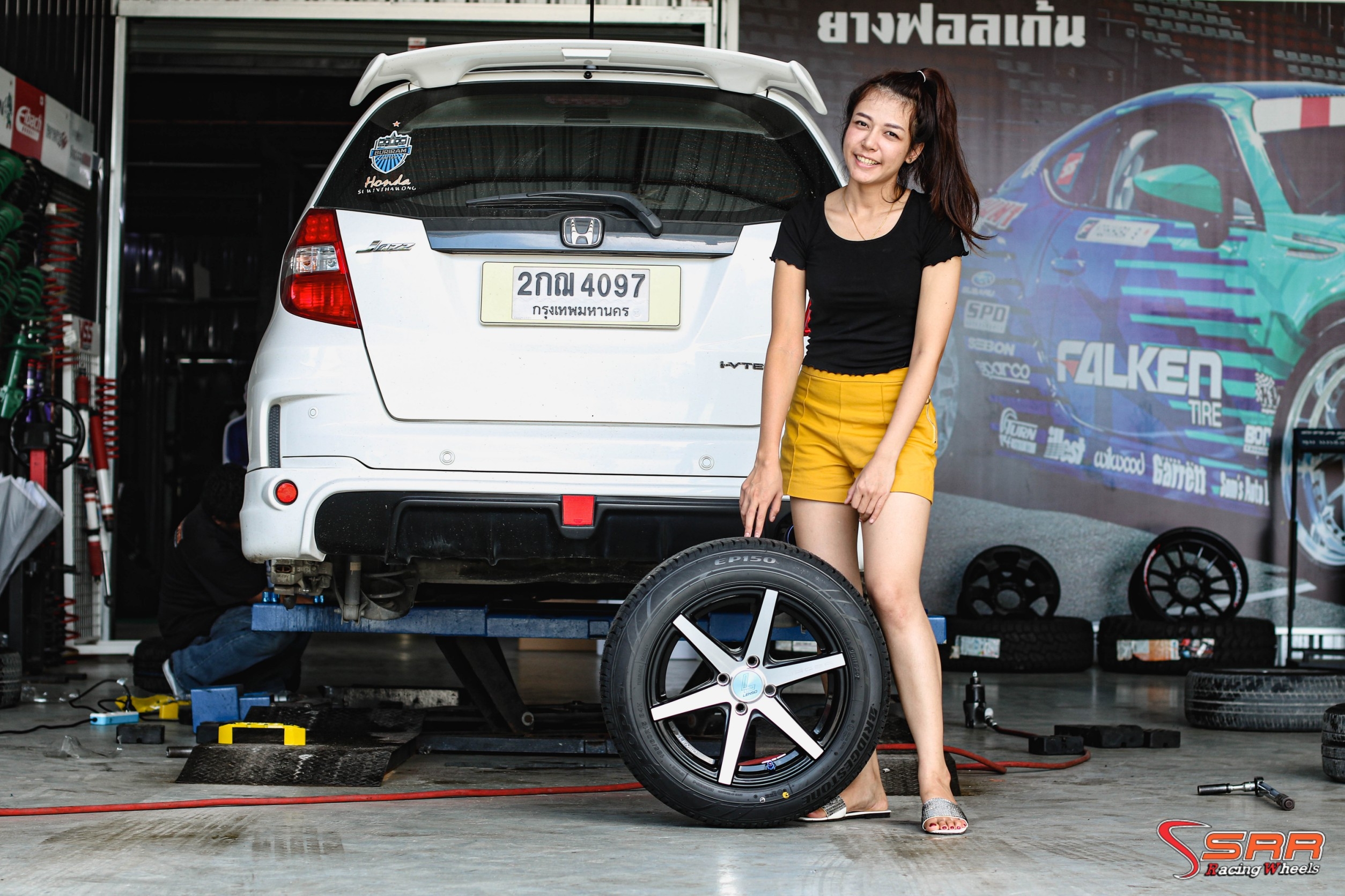 LENSO JAGER CRAFT ล้อแท้ขอ15 กว้าง7 PCD4x100 offset+35