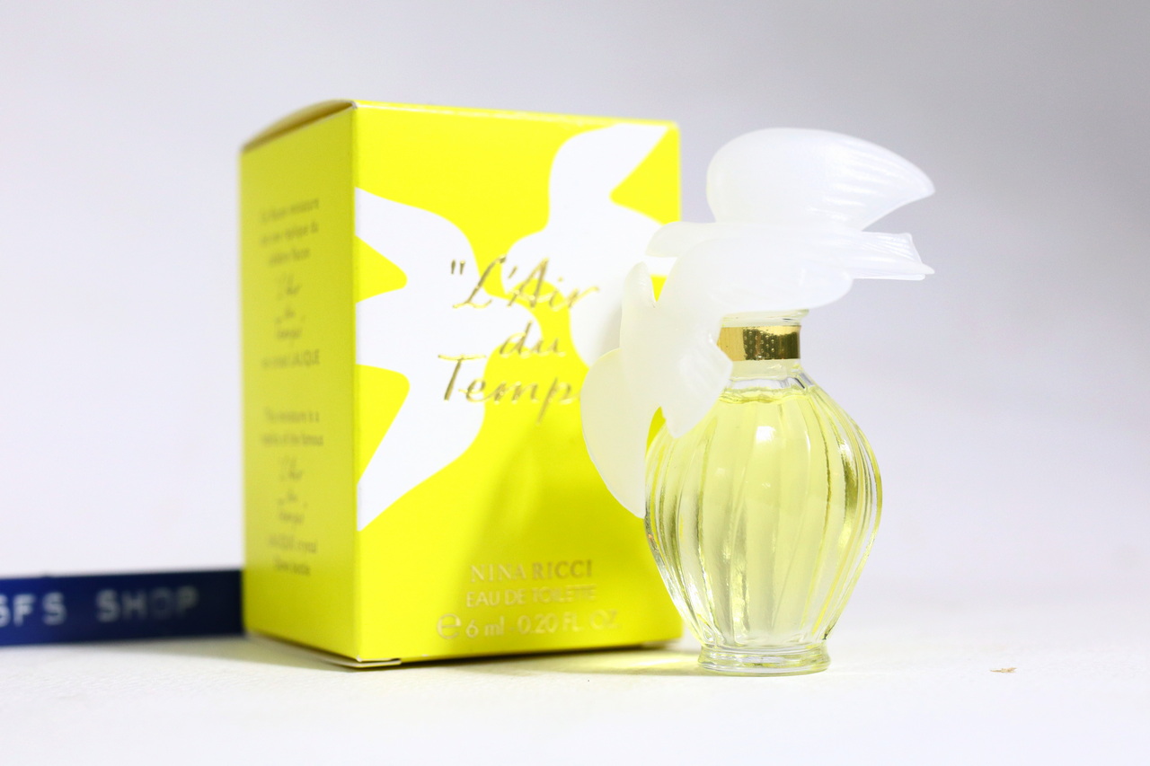 [Vintage] Nina Ricci L'air du Temps EDT 6ml ขวดจิ๋ว Splash แบบแต้ม - น้ำหอม Vintage