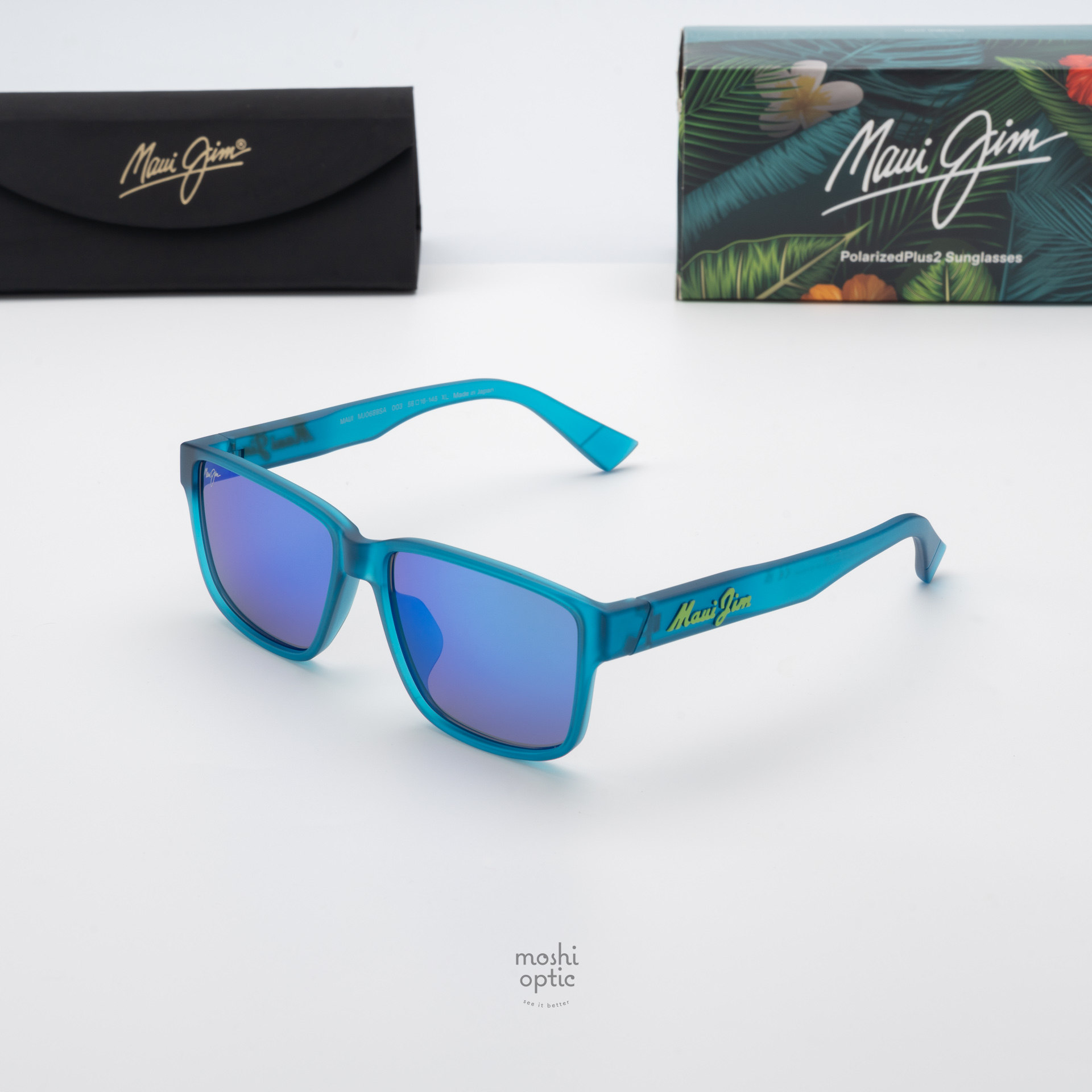 แว่นกันแดด Maui Jim KUNAIHI MJ688SA 003 Blue Hawaii