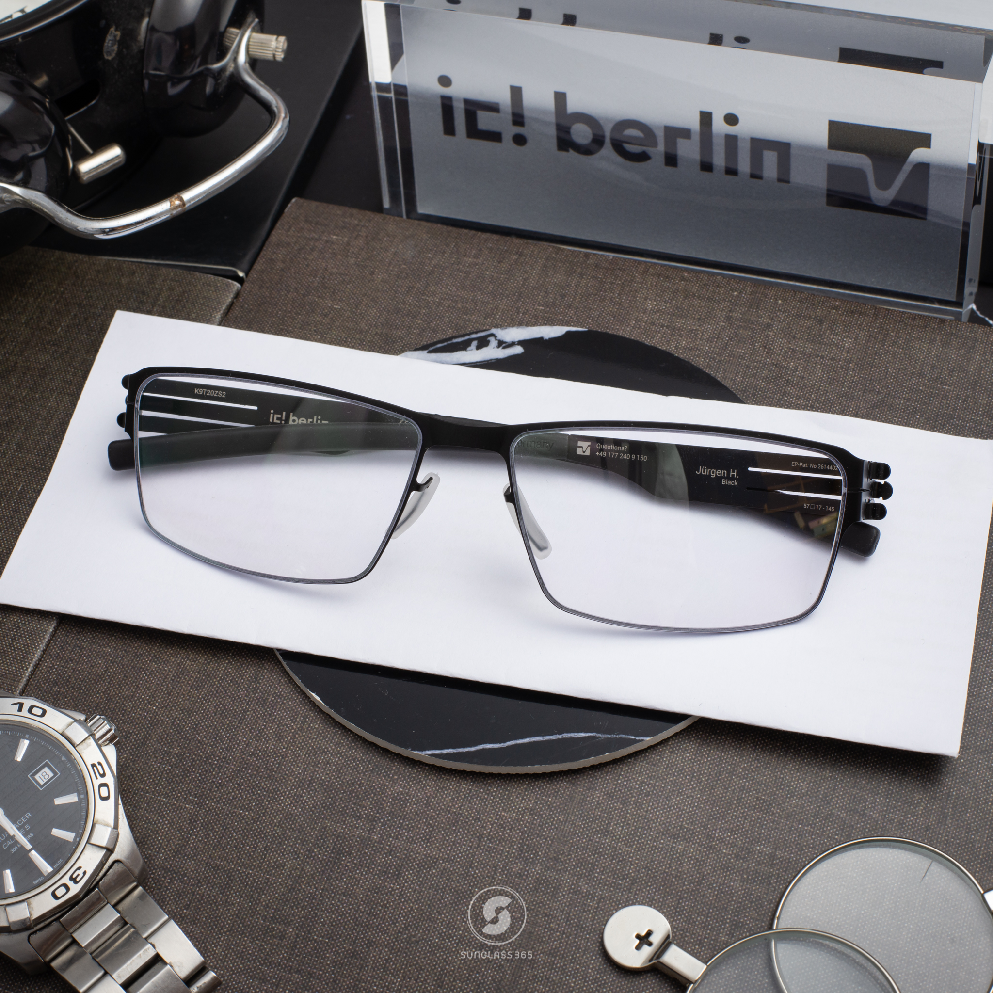 กรอบแว่น IC BERLIN Jurgen H. Black