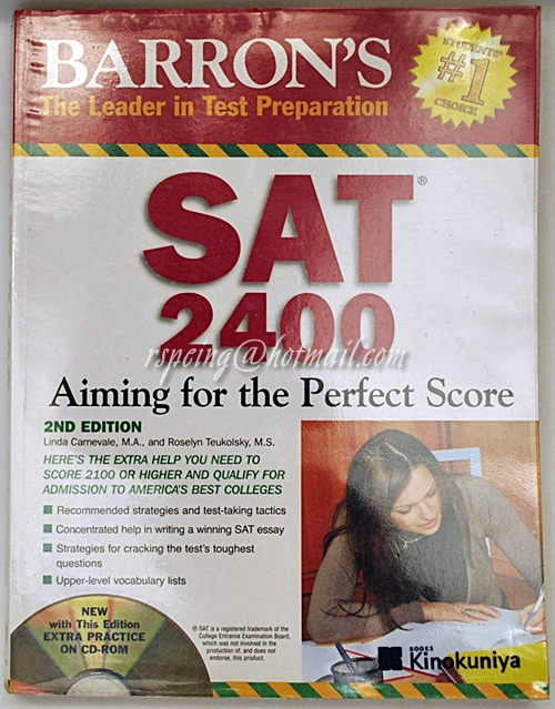 Barron's SAT 2400 2nd Edition
