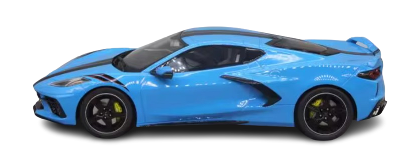 โมเดลรถ โมเดลรถยนต์ corvette c8 3