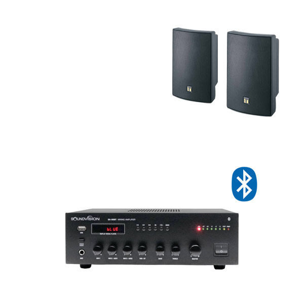 ชุดเครื่องเสียงห้องเรียน ห้องเทรนนิ่ง สัมมนา ขนาด 20-25 ตารางเมตร จาก SOUNDVISION และ TOA