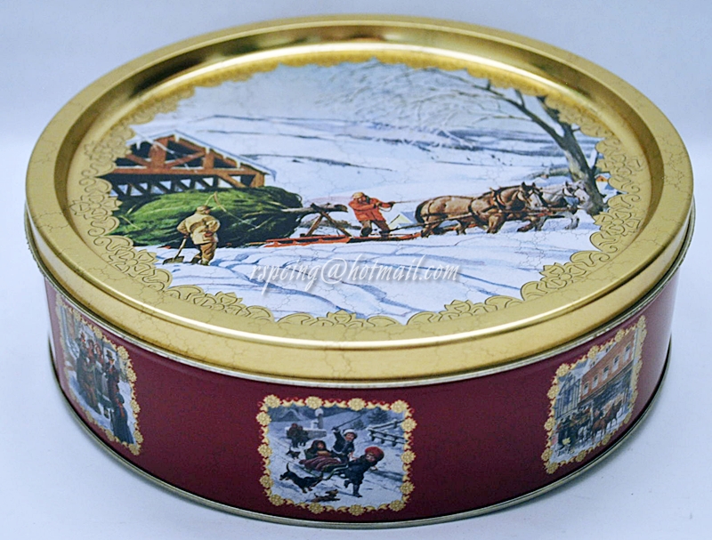 กล่องขนมคุ๊กกี้กลม Royal Dansk Butter Cookies (Made in Denmark)