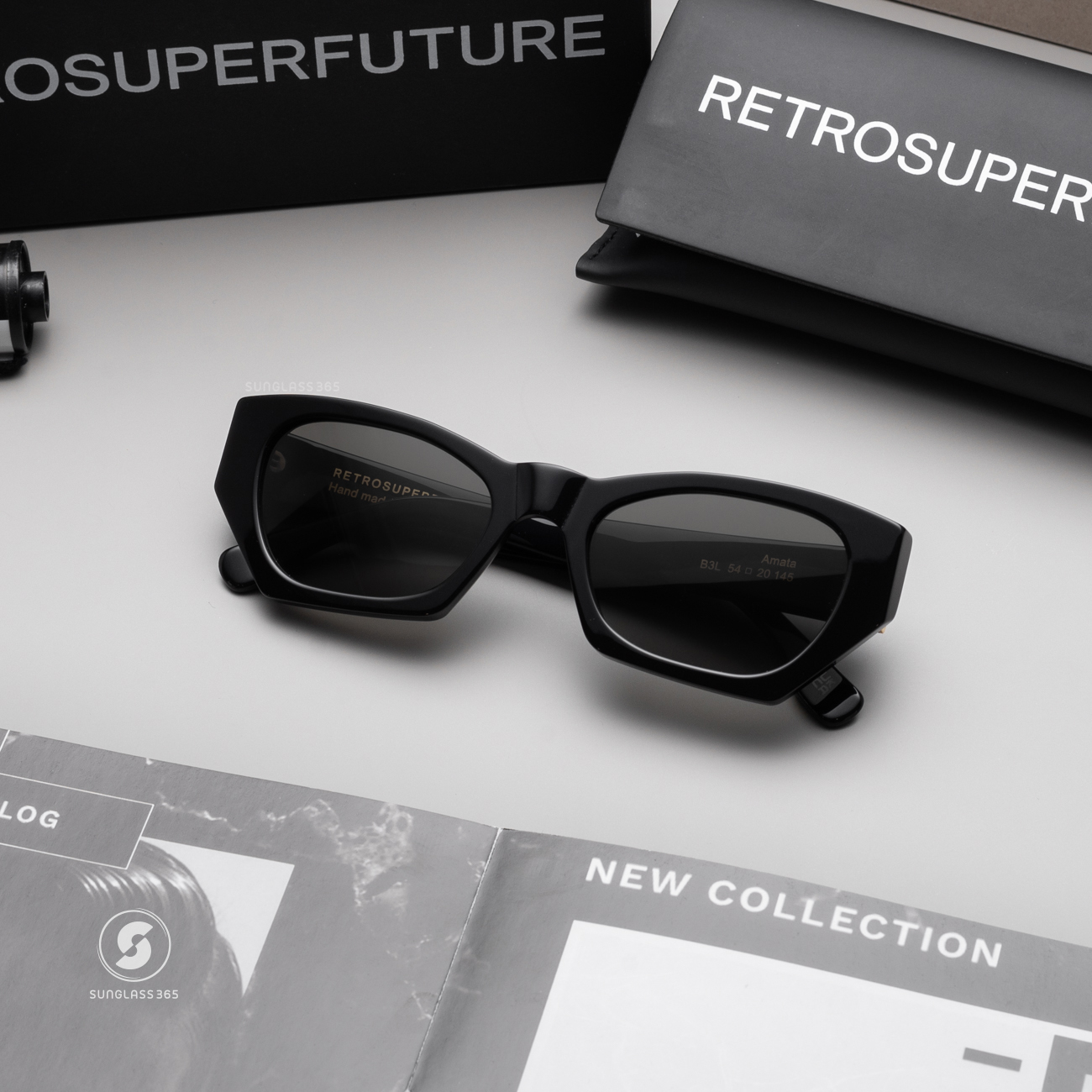 แว่นกันแดด SUPER SP B3L Amata Black