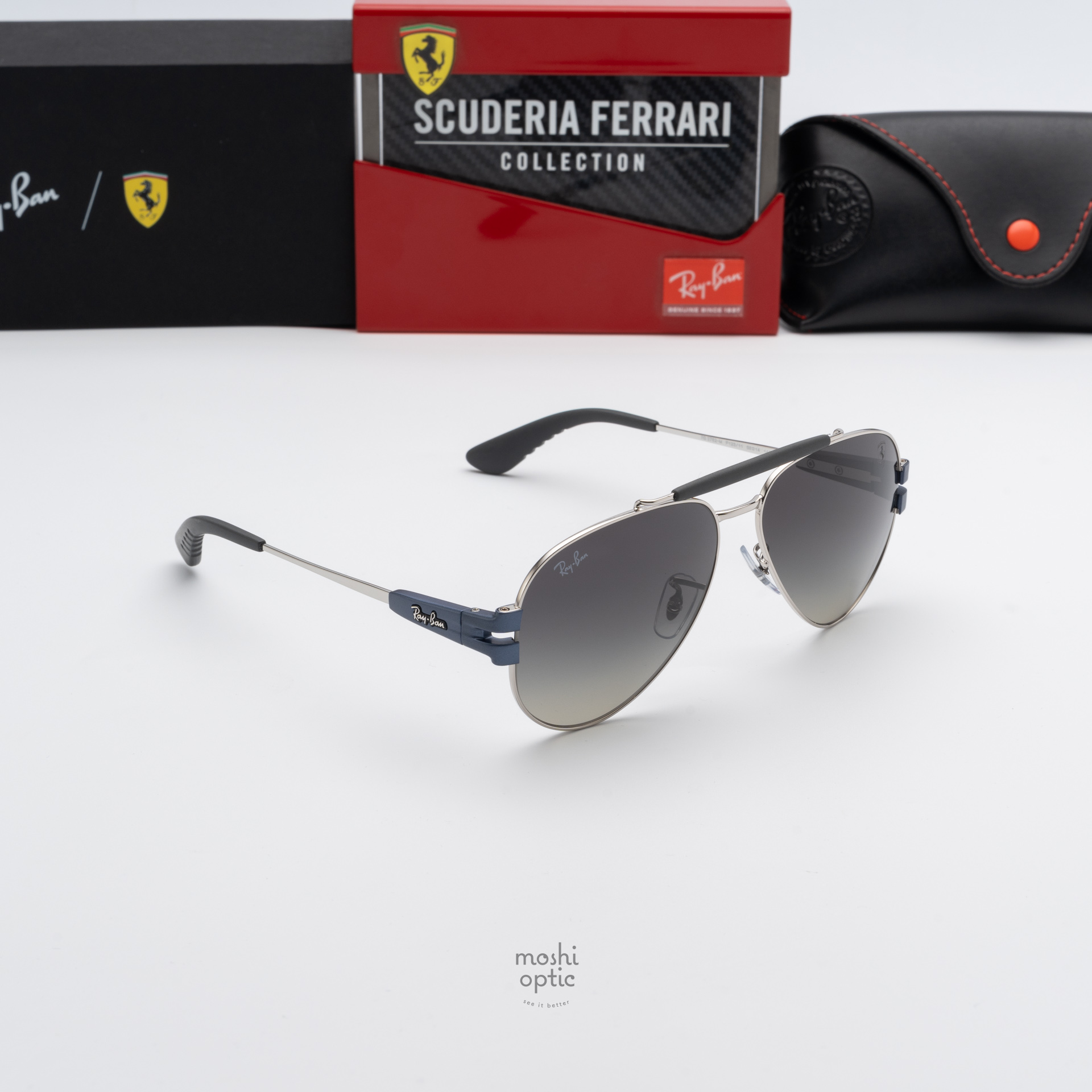 Ray-Ban RB3762M F12311 Polished Silver