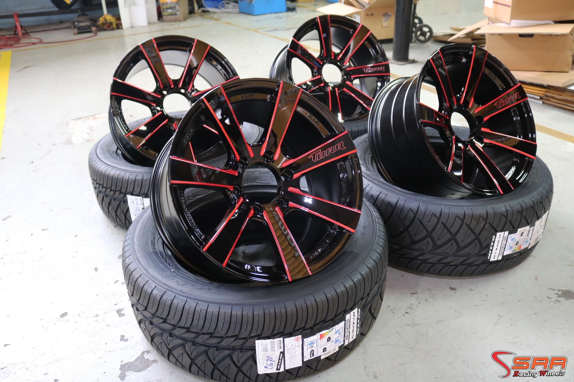 ล้อGTR ขอบ18 พร้อมยาง