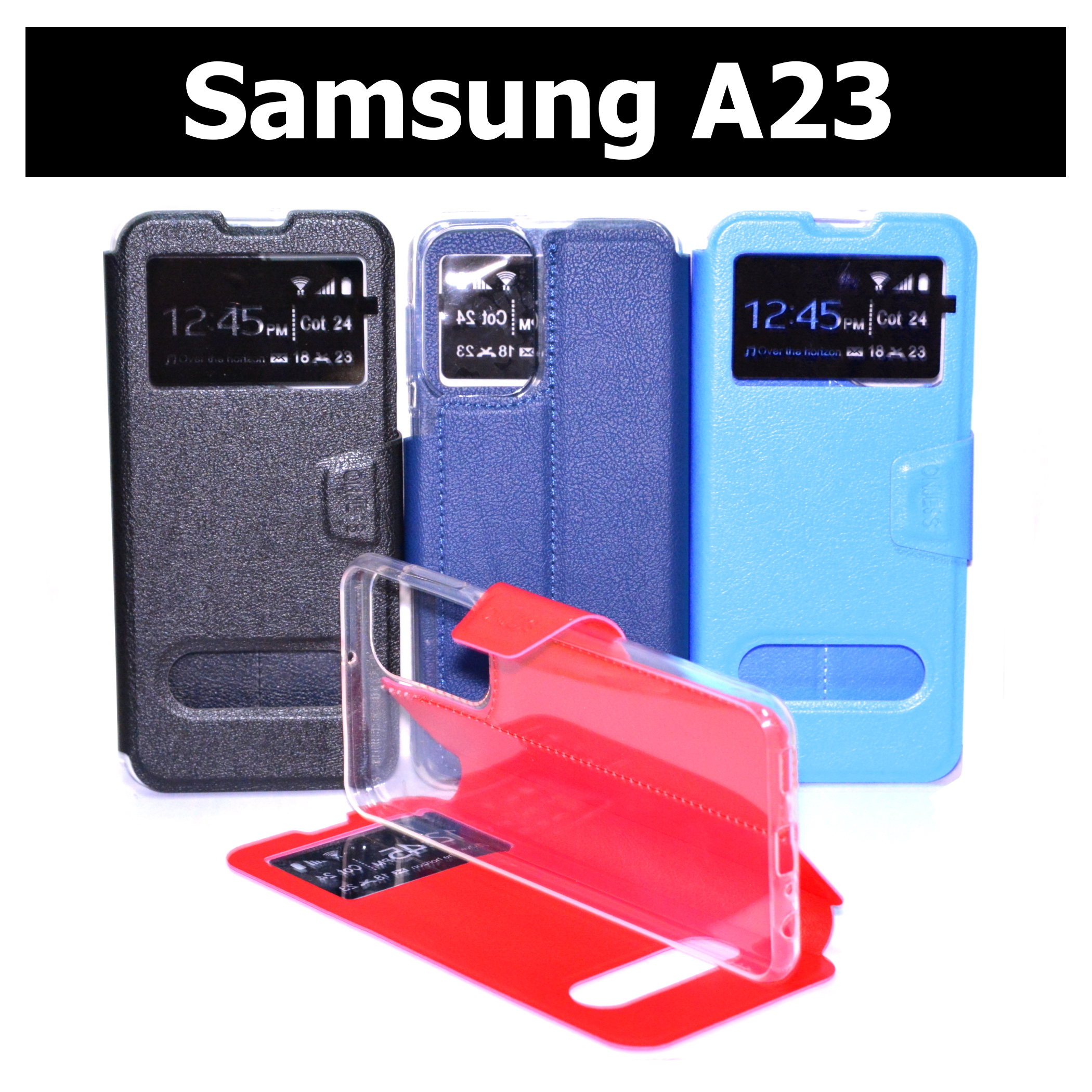 เคส Samsung A23 - เคสฝาพับ ซัมซุง โชว์เบอร์ วางตั้งได้
