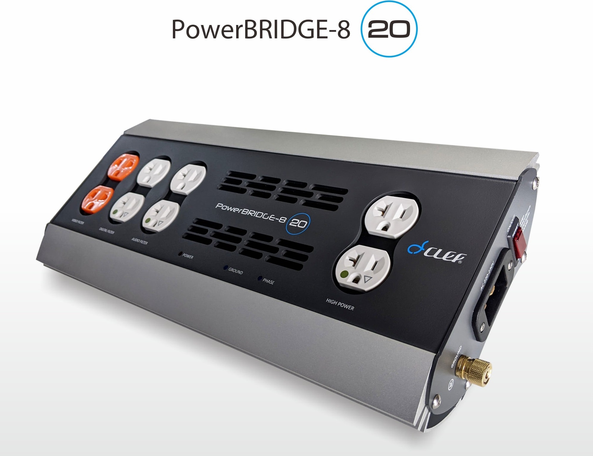 Clef Audio PowerBRIDGE 8se -20A ปลั๊กกรองไฟสำหรับเครื่องเสียง