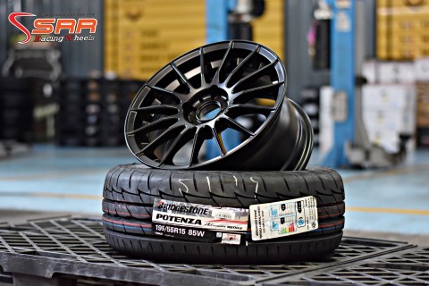 RS05RR FLOWFORMING สี LIMITED ขอบ15พร้อมยาง YOKOHAMA ผ่อนเดือนละ 2500 เท่านั้น
