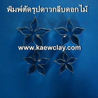 พิมพ์ตัดอลูมิเนียมรูปดาวกลีบดอกไม้(Aluminum mold cutter Star-shaped flower petals )