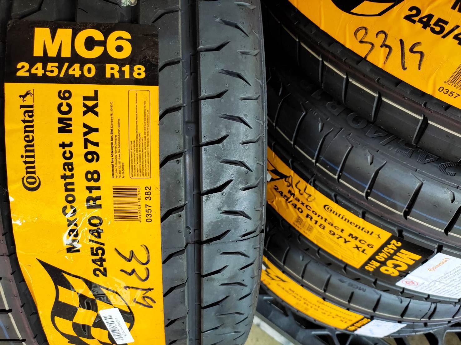 CONTINENTAL MAXCONTACT MC6 245/40R18