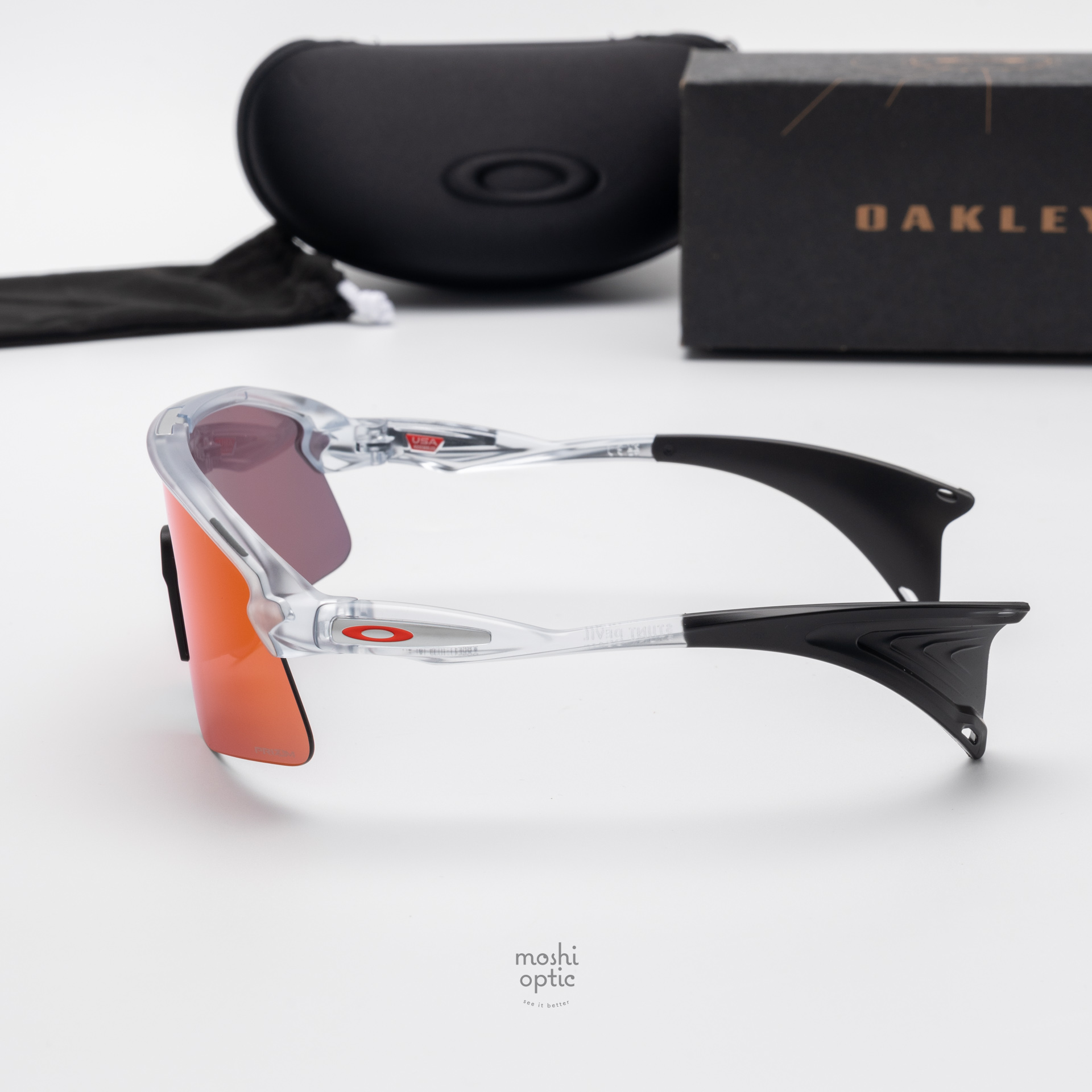 OAKLEY STUNT DEVIL OO9517-10 Matte Clear Prizm Field