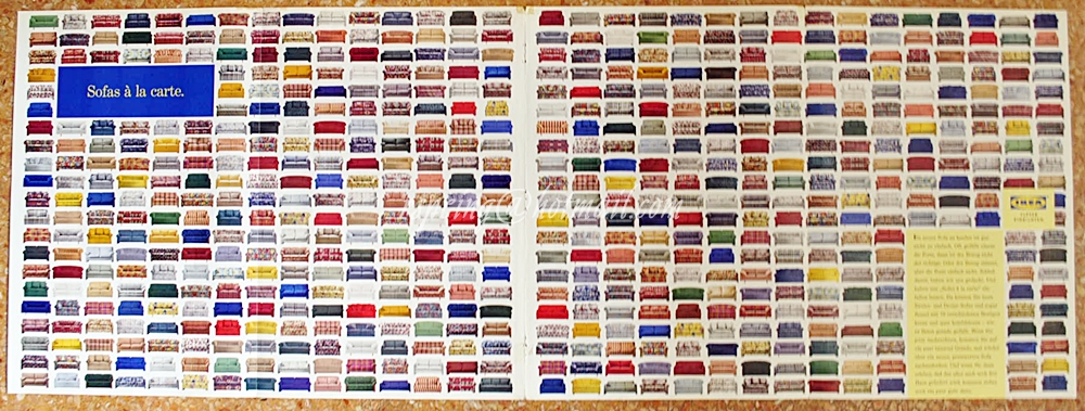 โฆษณาโซฟาของ IKEA จากนิตยสารต่างประเทศ