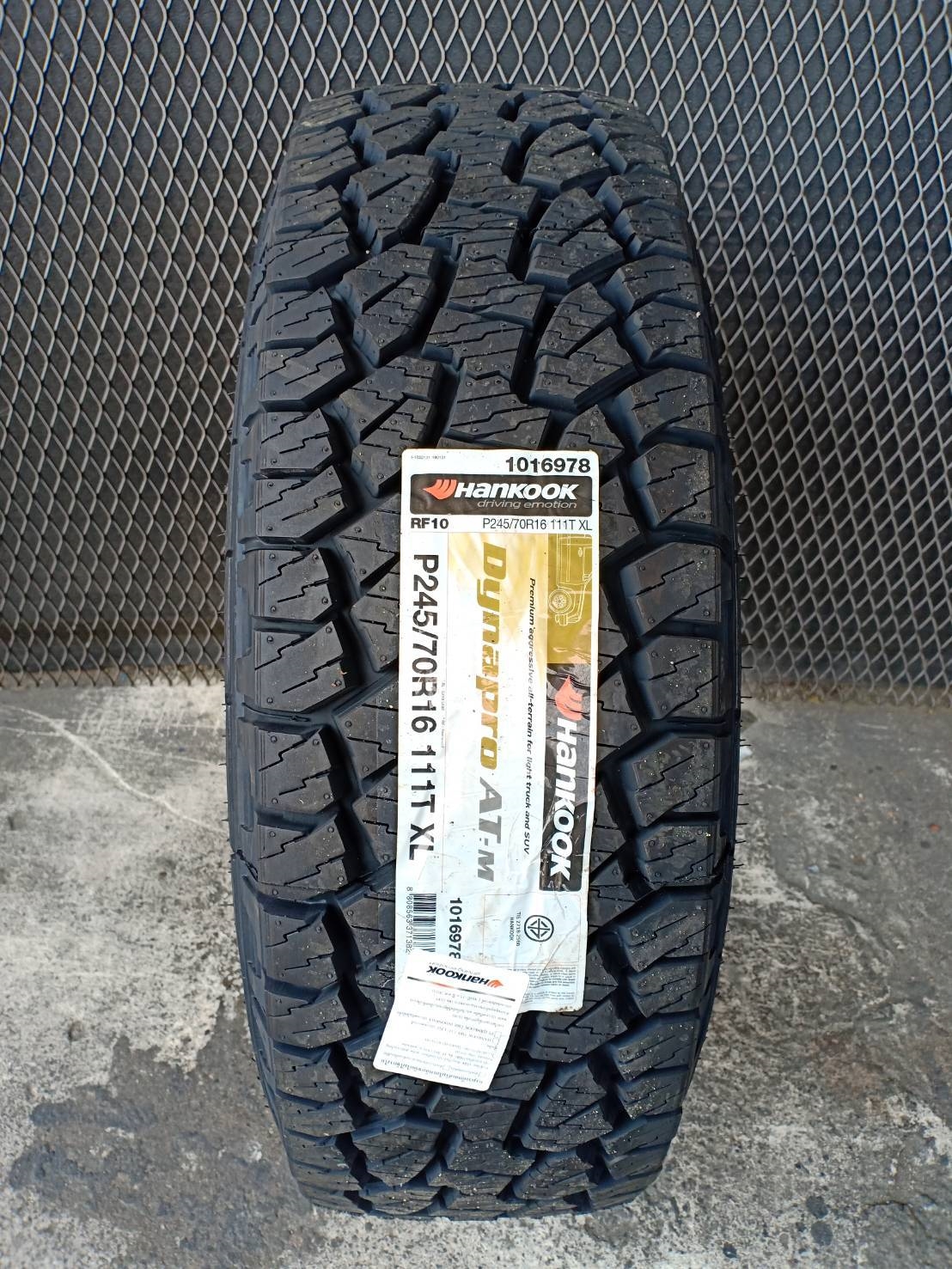 ยางใหม่ปี19 HANKOOK ATM 245/70-16 ราคาถูก