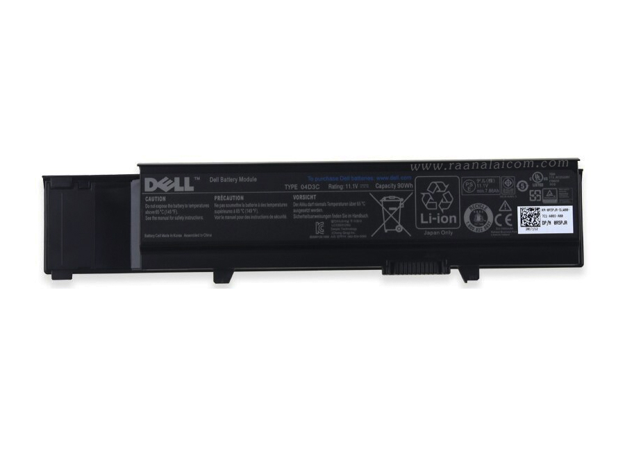 Battery Dell Vostro 3400 Original 04D3C ลด ราคา พิเศษ แบตเตอรี่ โน๊ตบุ๊ค Dell Vostro 3400 90Whr ตรงรุ่น