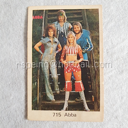 แผ่นภาพเพื่อการสะสม วงดนตรี ABBA