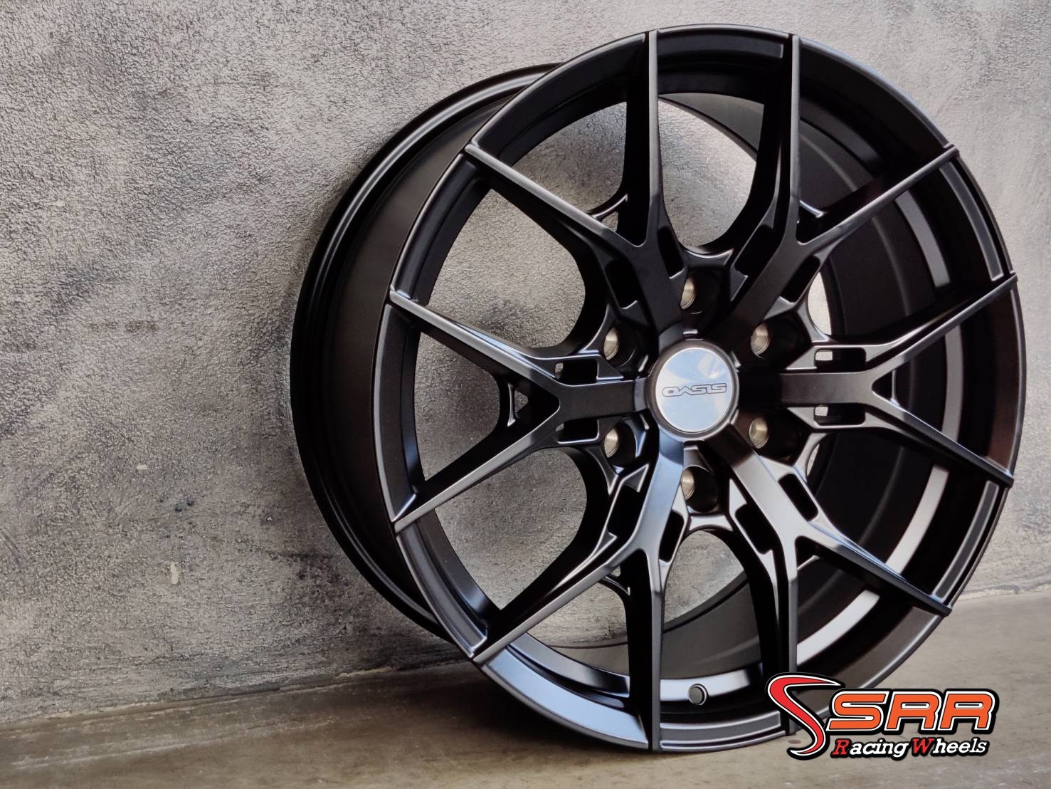 OASIS : OWH6 18X8.5 6X139.7 35 MATTE BLACK (ดำด้าน)