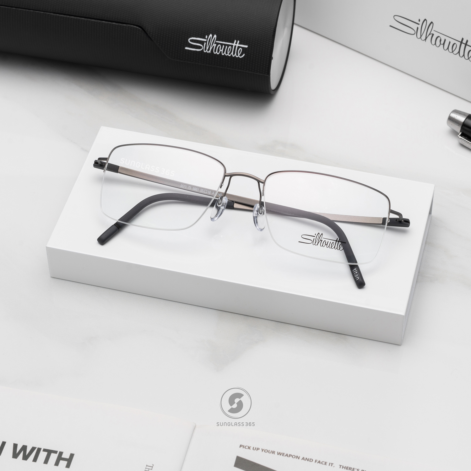 กรอบแว่น Silhouette Dynamic Dawn 5571 6661