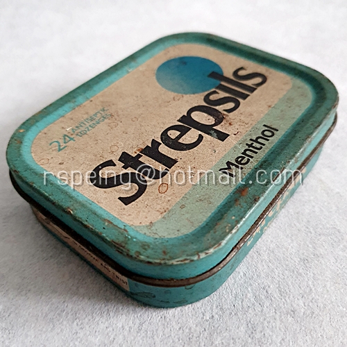 กล่องยาอม Strepsils Menthol