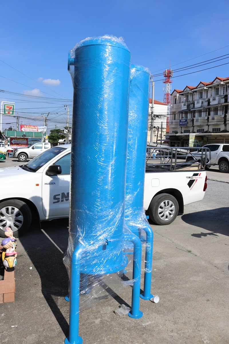 ถังกรองน้ำแบบเหล็ก สำหรับกรองน้ำบาดาลและประปา