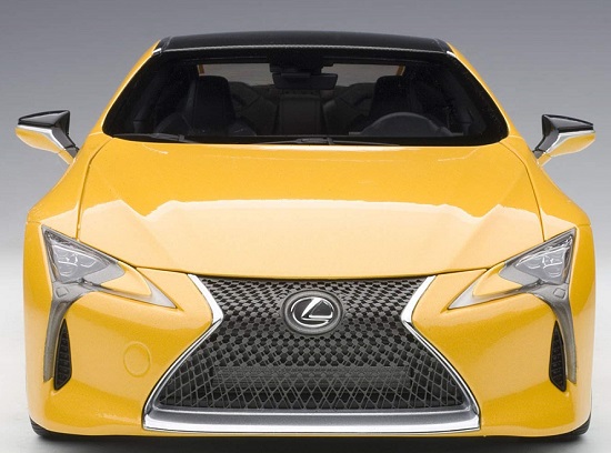 ขาย พรีออเดอร์ โมเดลรถ โมเดลรถยนต์ Autoart Lexus LC500 เหลือง สเกล 1:18 มี โปรโมชั่น