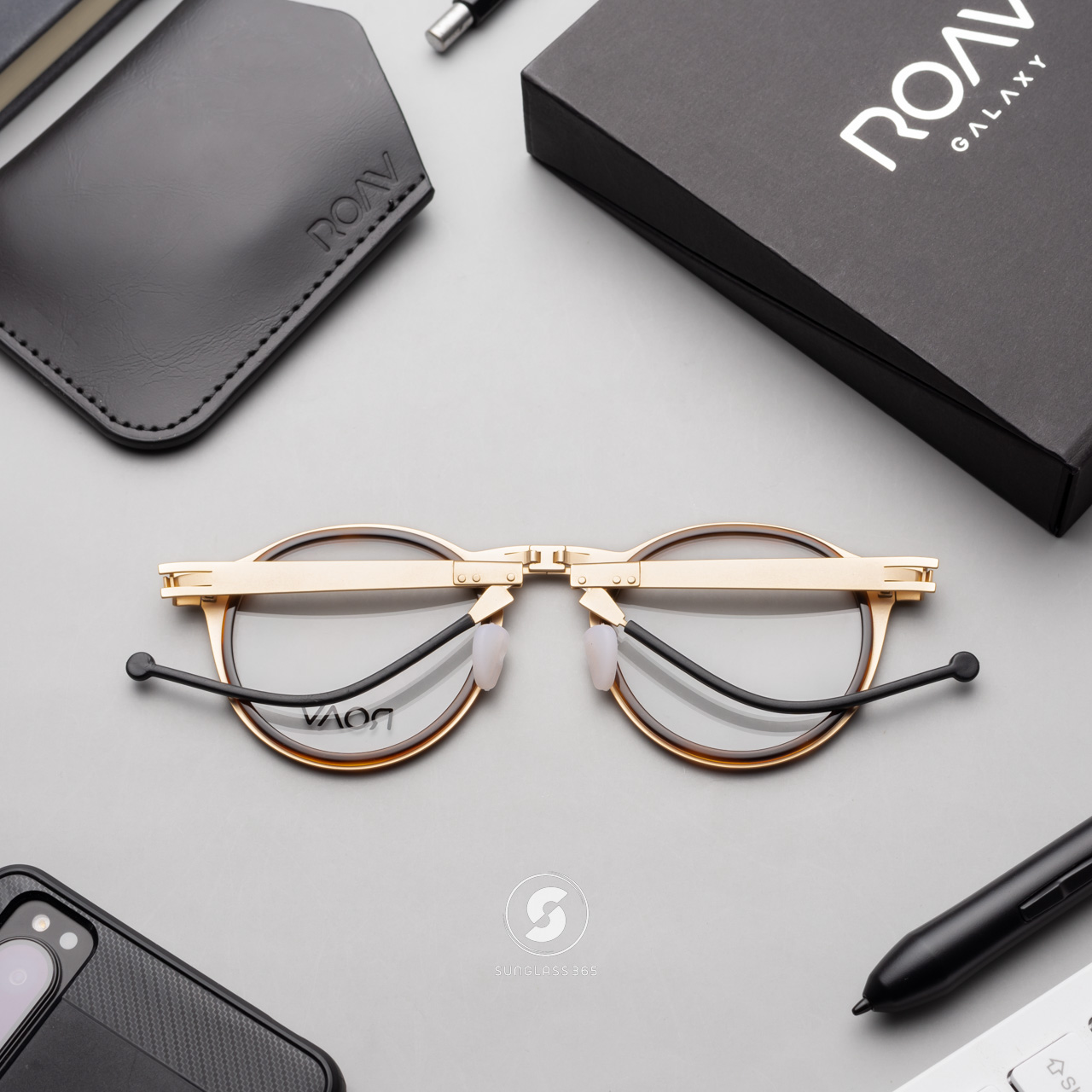 แว่นสายตา ROAV SIERRA 6013 Brush Gold/Crystal