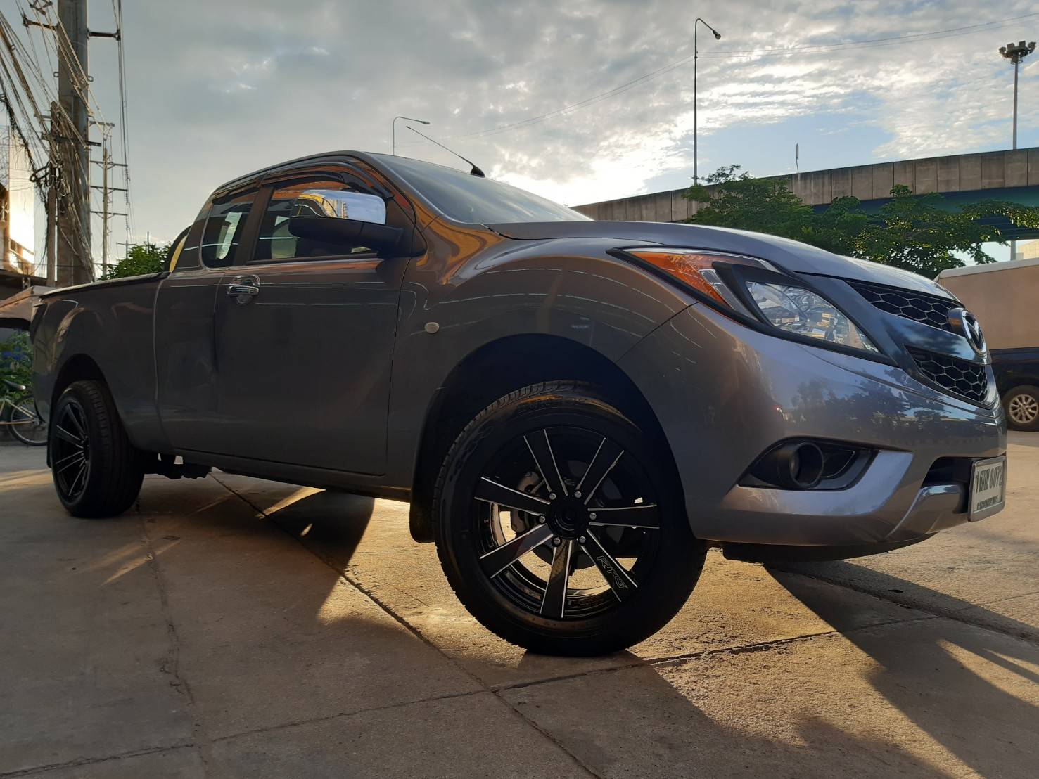 ล้อแท้ LENSO RTG ขอบ18พร้อมยางFALKEN ราคาถูก