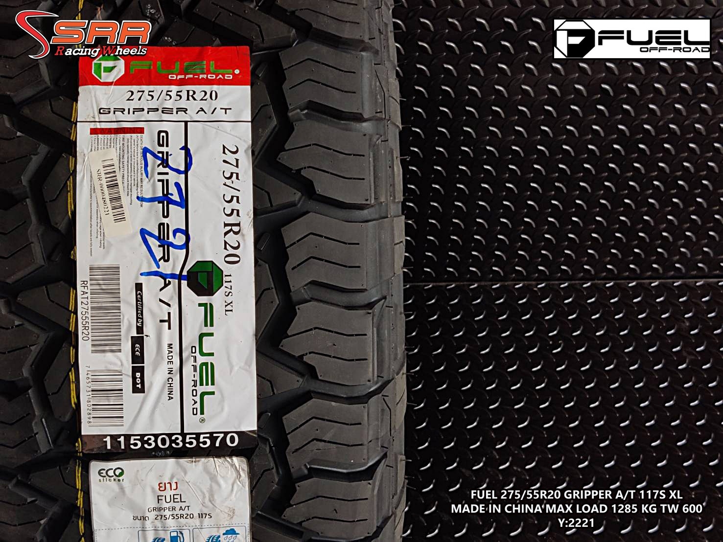 FUEL 275/55R20 GRIPPER A/T ปี 2021 ราคาถูก