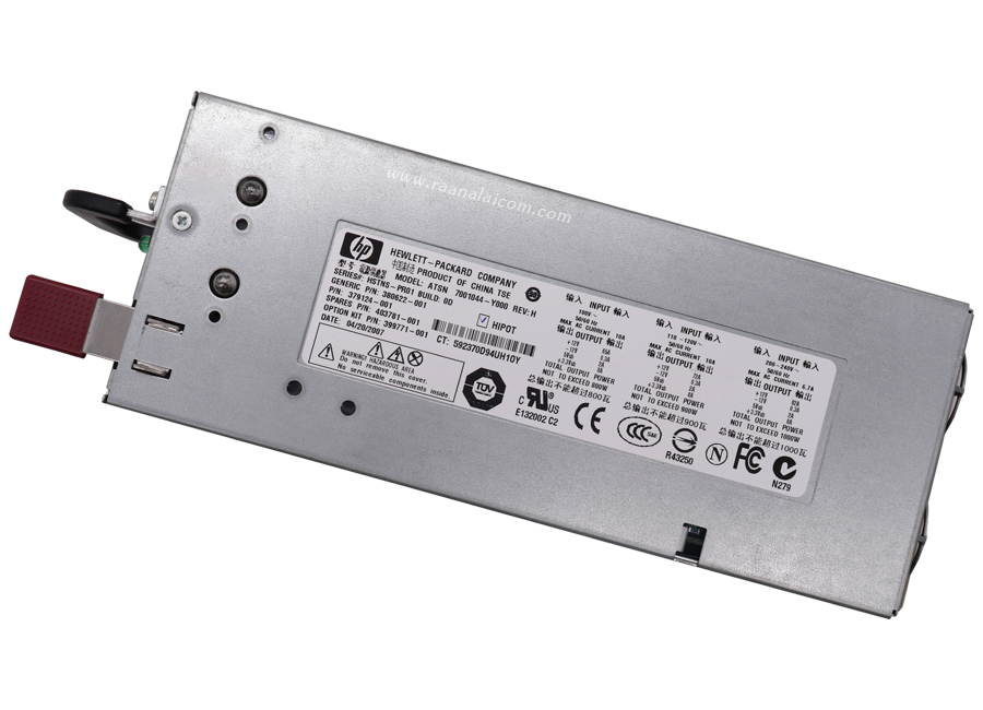 Power Supply Server HP DL380 G5 1000W ตรงรุ่น ราคา พิเศษ PSU Server HP พาวเวอร์ ซัพพลาย HP DL380 G5 อะไหล่ รีเฟอร์บิดส์ ราคาถูก