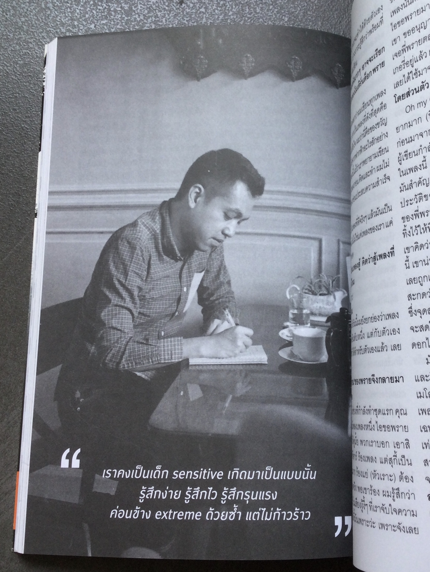 นิตยสาร WRITER ปก ป๊อด โมเดิร์นด็อก ธนชัย อุชชิน