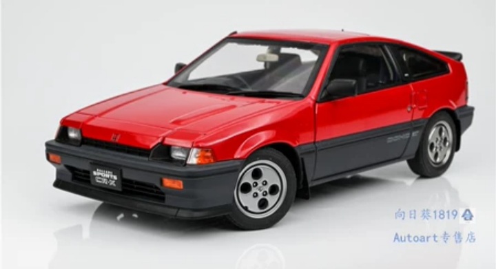ขาย พรีออเดอร์ โมเดลรถ Autoart Honda CRX สเกล 1:`18 มี โปรโมชั่น