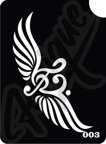 SET 1 Stencil บล็อกสติกเกอร์ รอยสักกากเพชร เพ้นท์กากเพชร กลิตเตอร์ Funique สติ๊กเกอร์ แบบลาย DIY งานประดิษฐ์