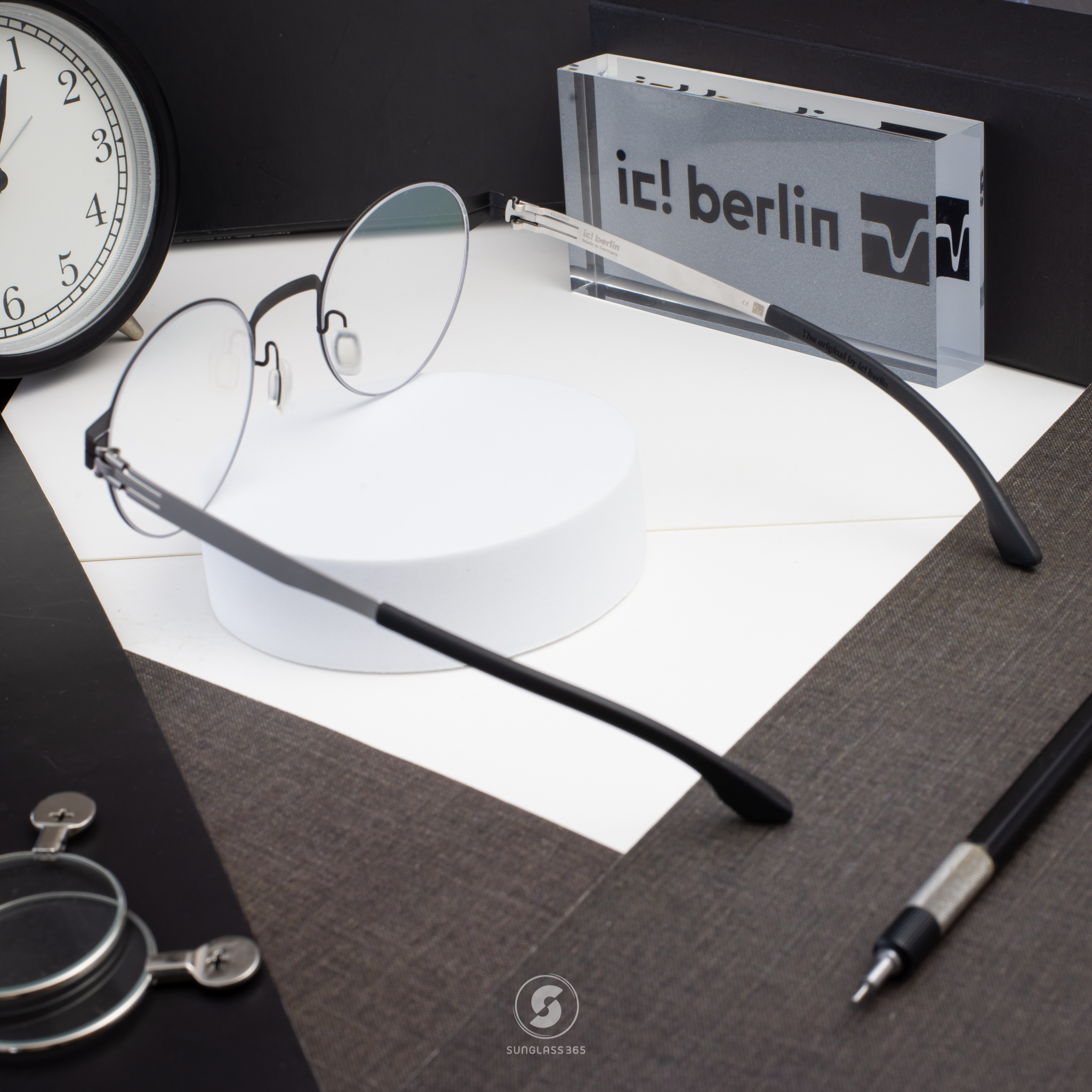 กรอบแว่น IC BERLIN Praphan P. Black