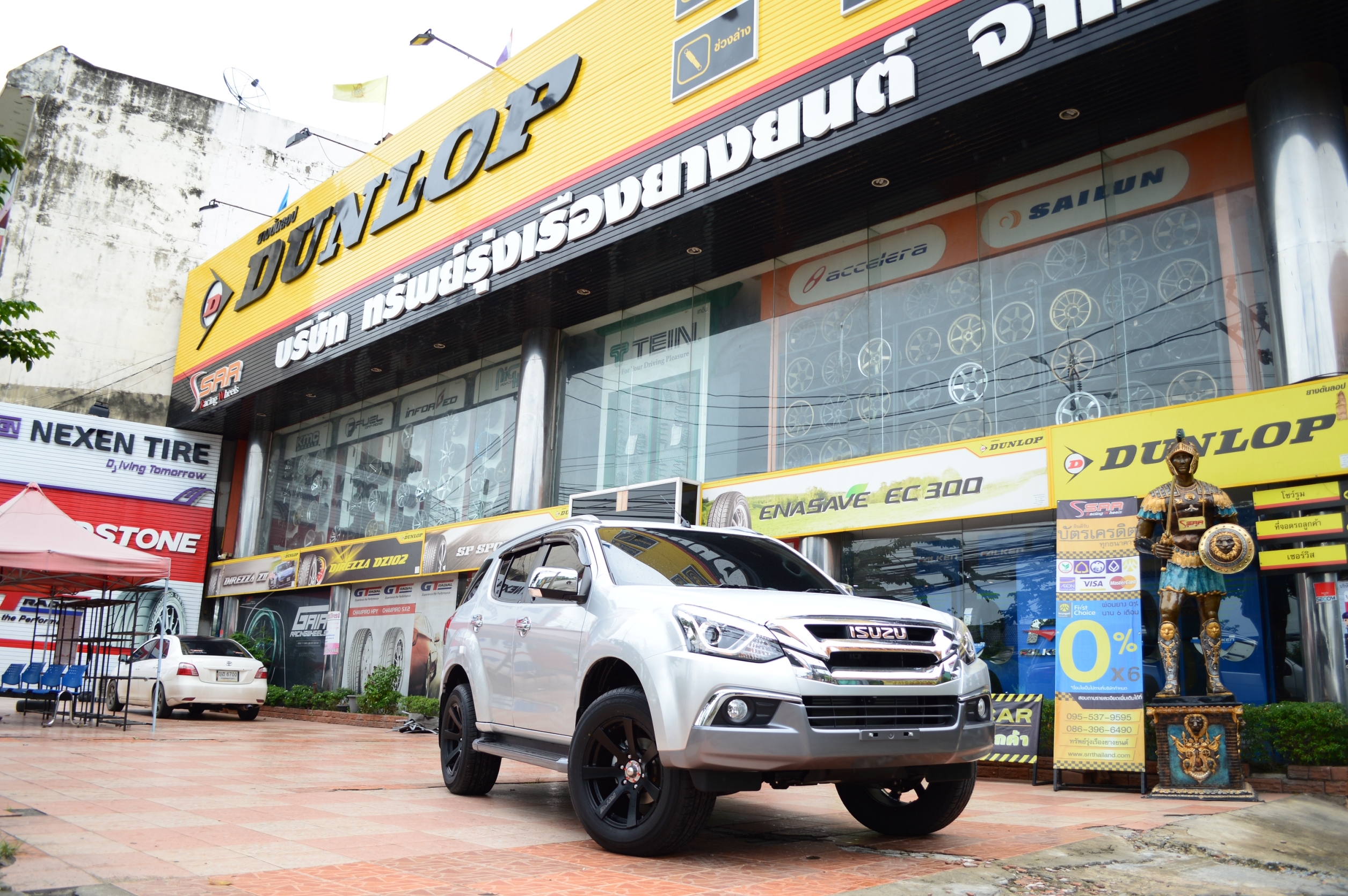 ล้อแท้ LENSO RTG ขอบ18พร้อมยางFALKEN ราคาถูก