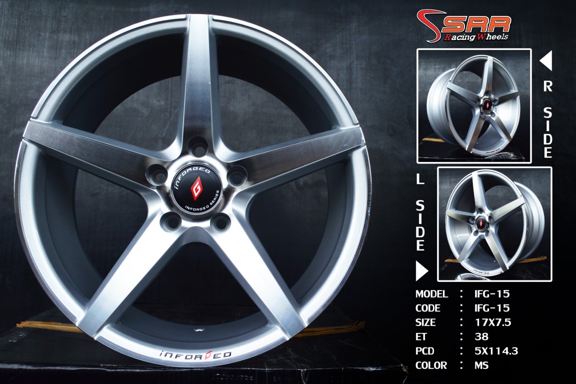ล้อแม็กซ์ INFORGED IFG-15 ขอบ17นิ้ว วงละ 3,250.-
