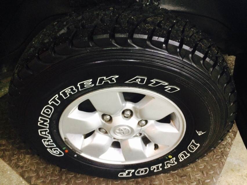 Dunlop Grandtrek at1 31X10.5R15 ปี17 ซื้อ2แถม2