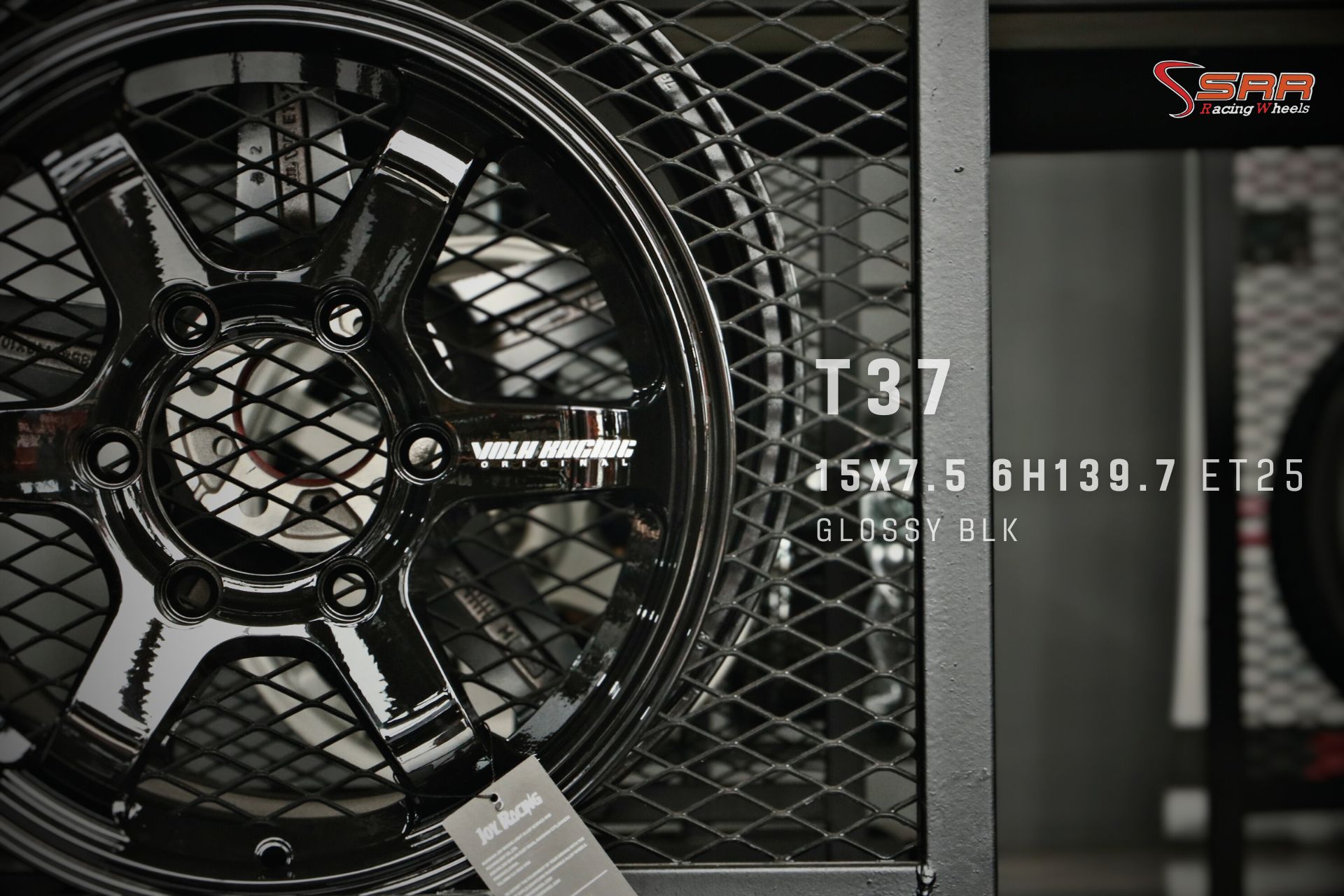 มาใหม่ครับ TE37 ขอบ15 6รู139.7 สีดำเงา