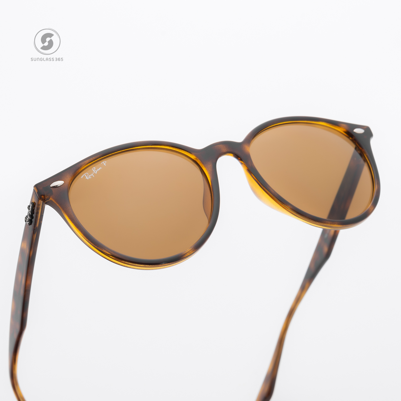 Ray-Ban Round RB4305F 710/83 Brown Polarized