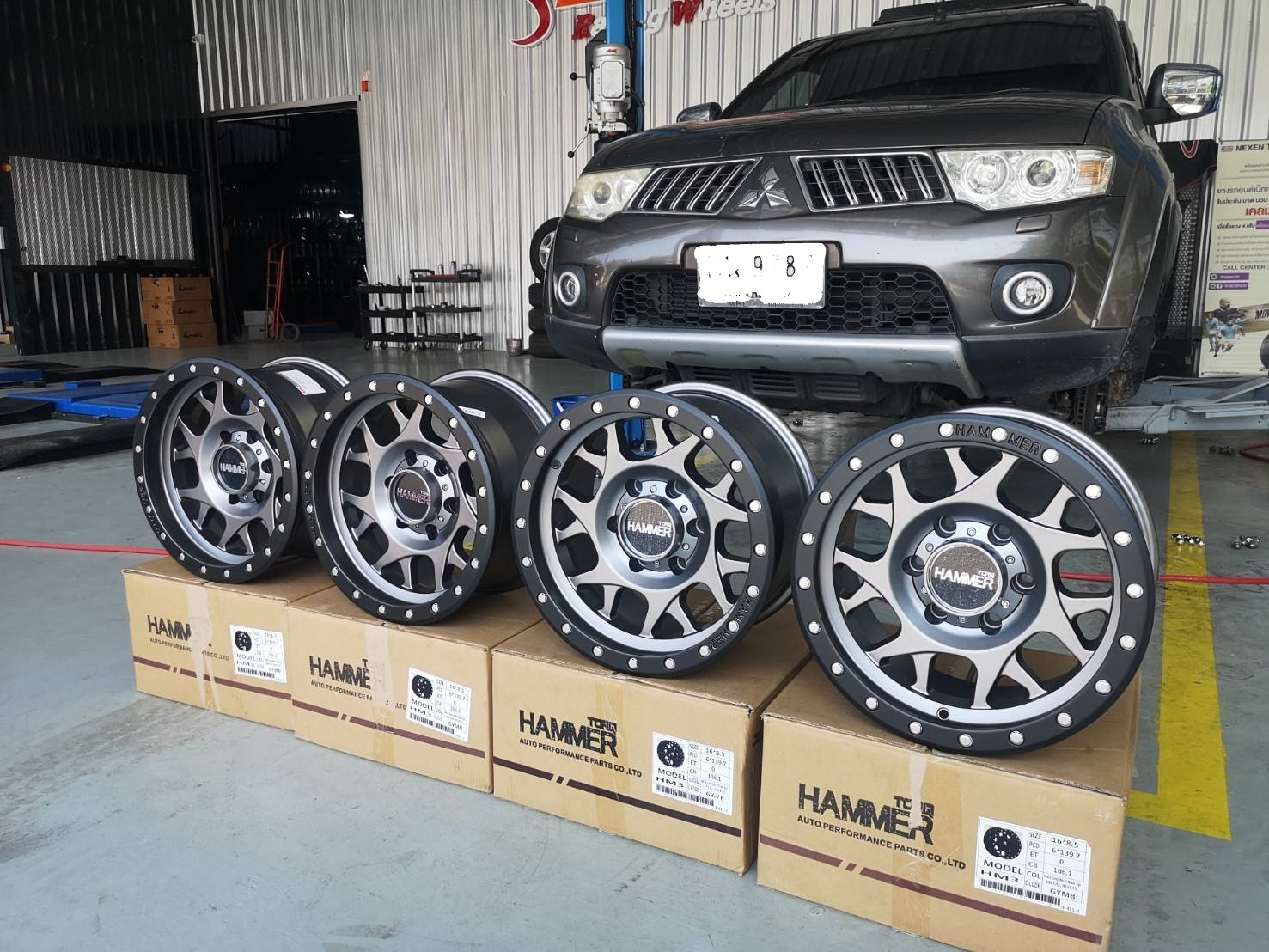 ล้อแม็กซ์ HAMMER HM3 ขอบ16