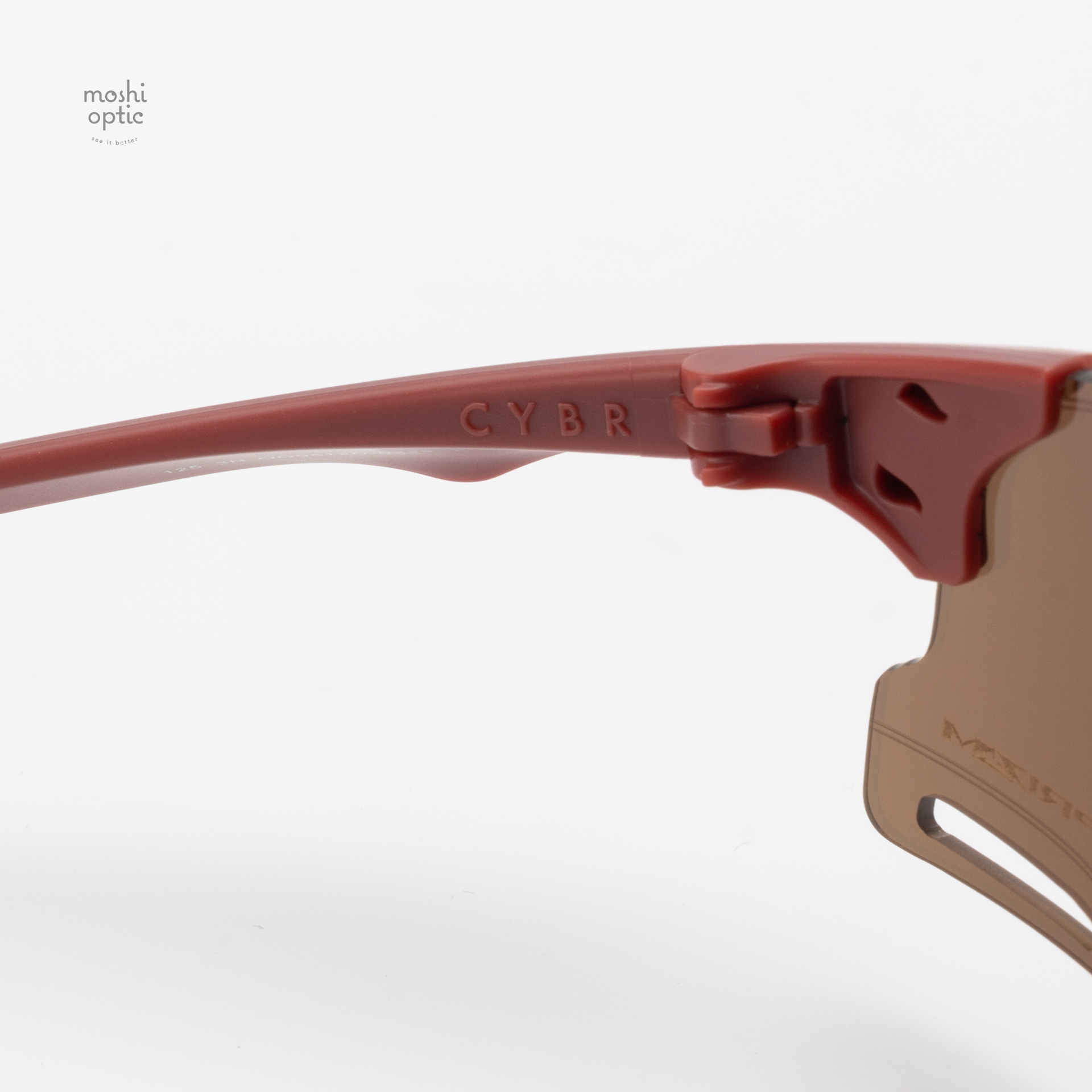 Oakley OO9512D-03 Cybr Zero Matte Iron Red Prizm 24K