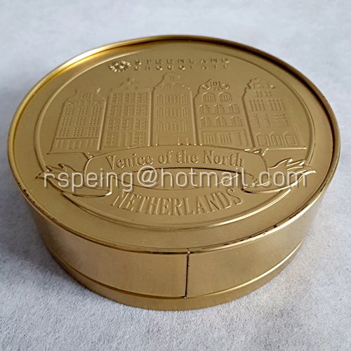 กล่องช็อกโกแลตทรงกลม Steenland Chocolate Amsterdam Venice of the North Netherland