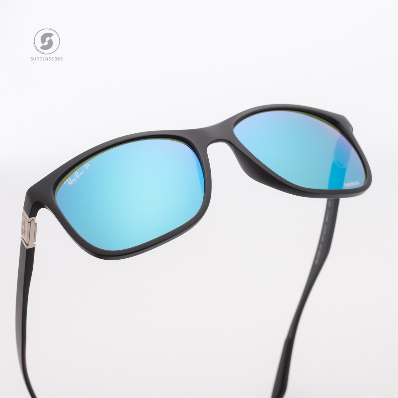 Ray-Ban RB4330CH 601SA1 Chromance Black Mirror Blue Polarized