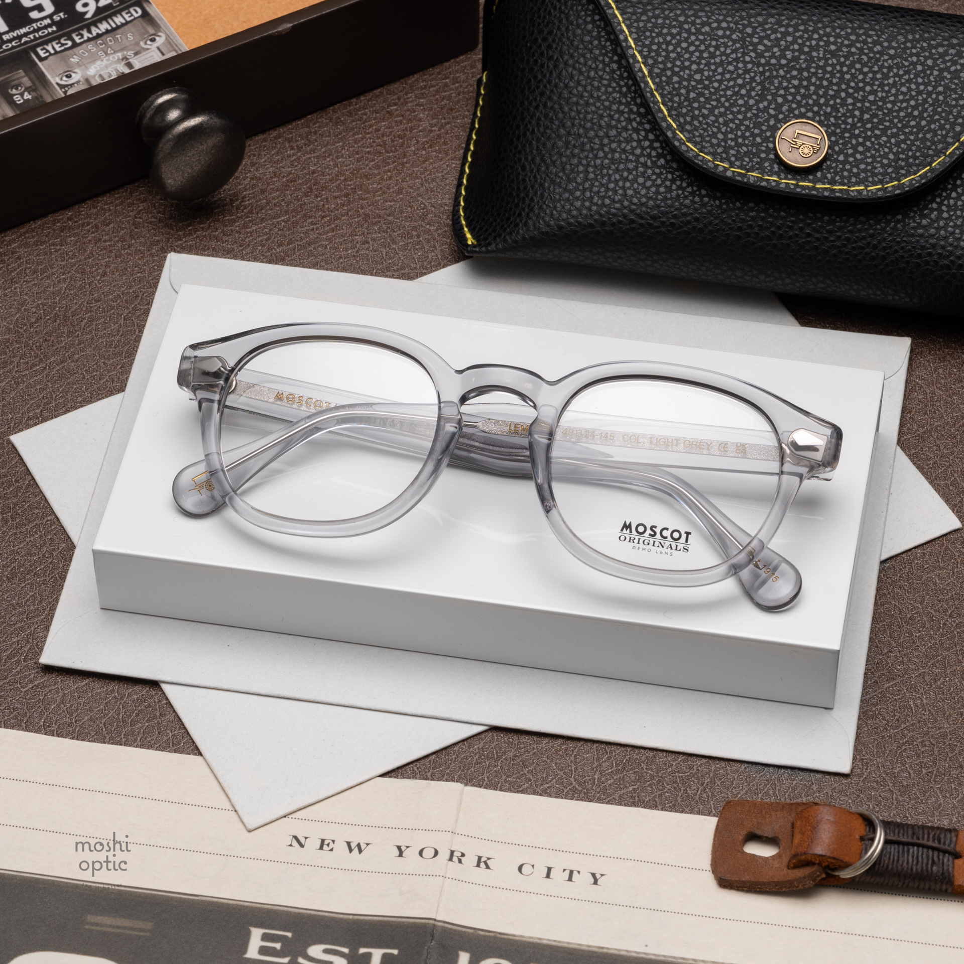 แว่นสายตา Moscot Lemtosh Col. Light Grey