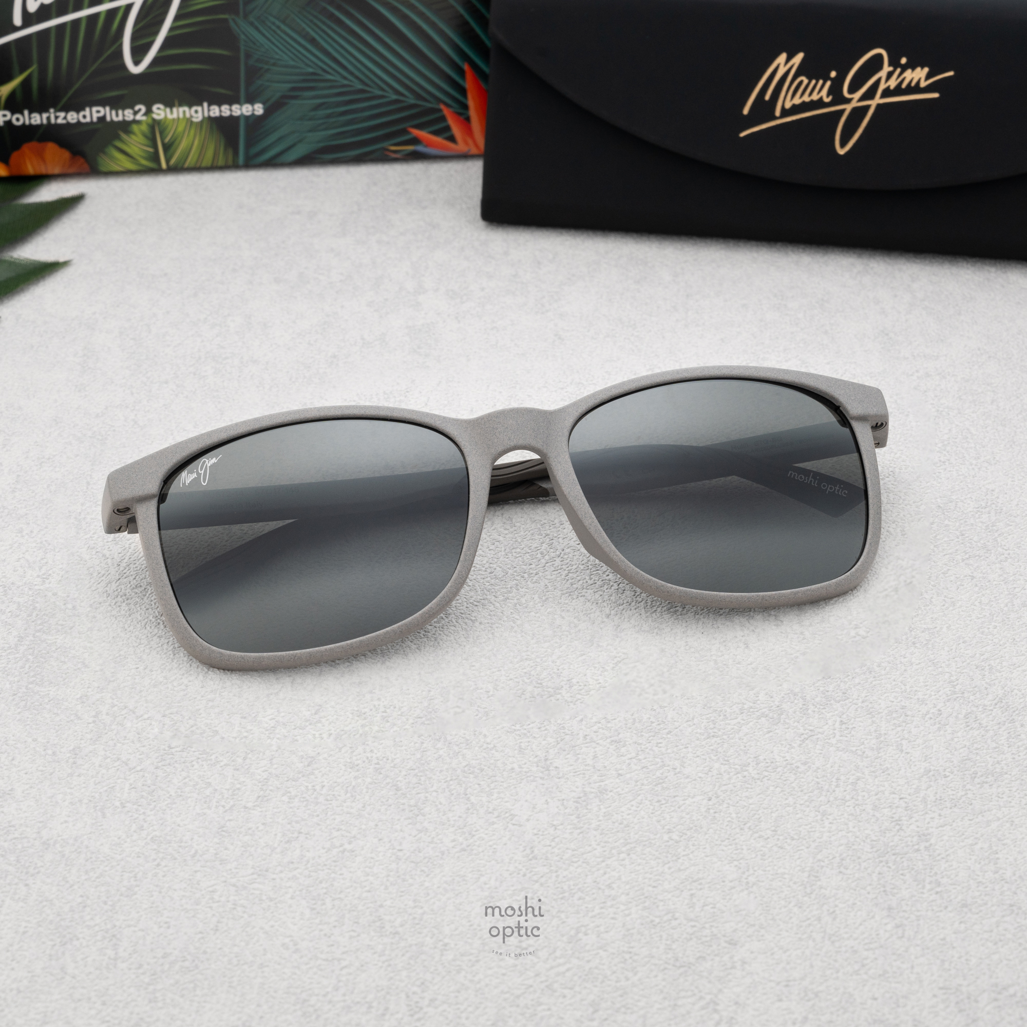 แว่นกันแดด Maui Hulili MJ 672 14 Neutral Grey Maui Pure