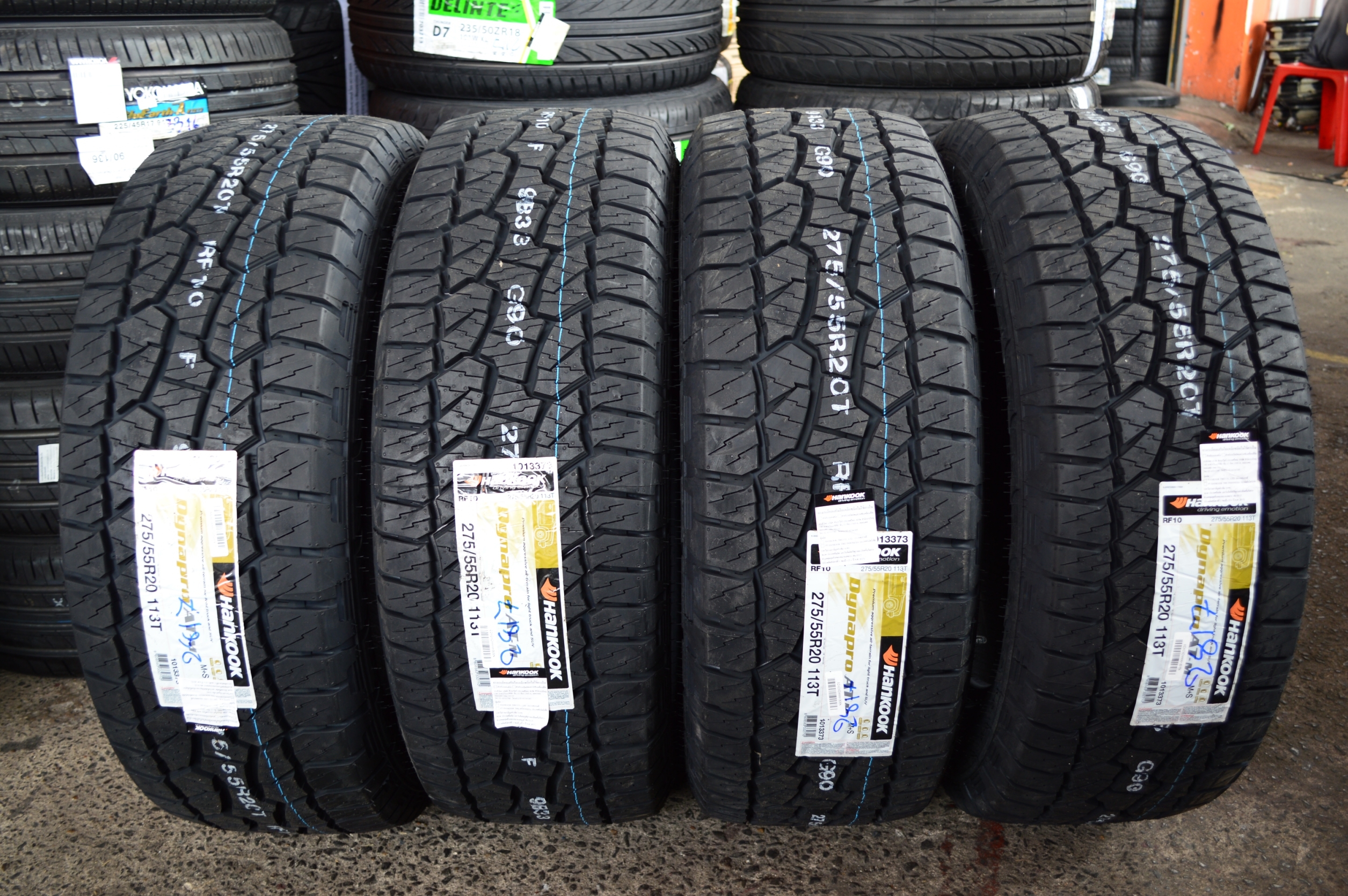 HANKOOK ATM 275/55-20 ราคาถูก และเบอร์อื่นเพียบ