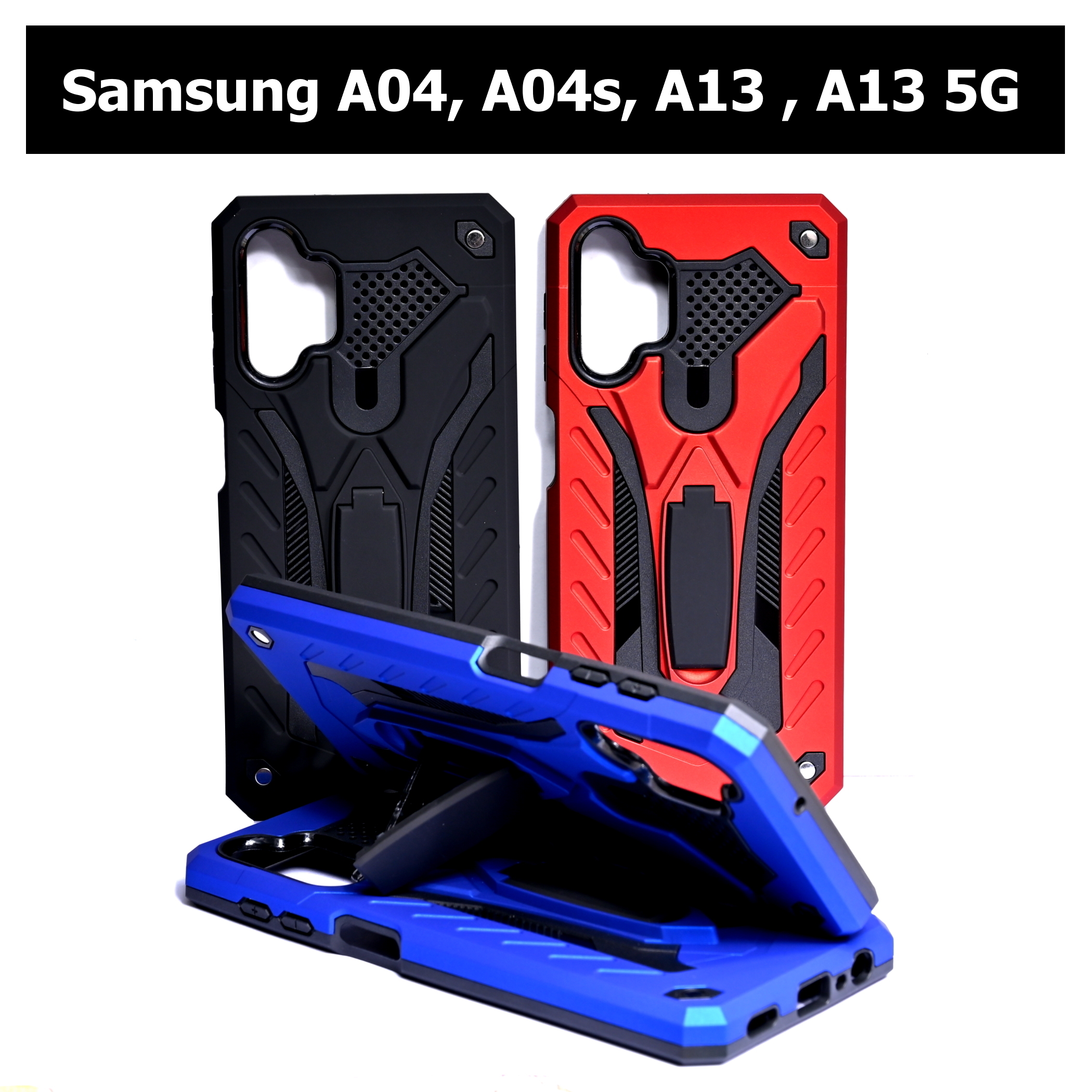 เคส Samsung A04 , A04s , A13 (4G) , A13 5G - เคสหุ่นยนต์ กันกระแทก ตั้งได้