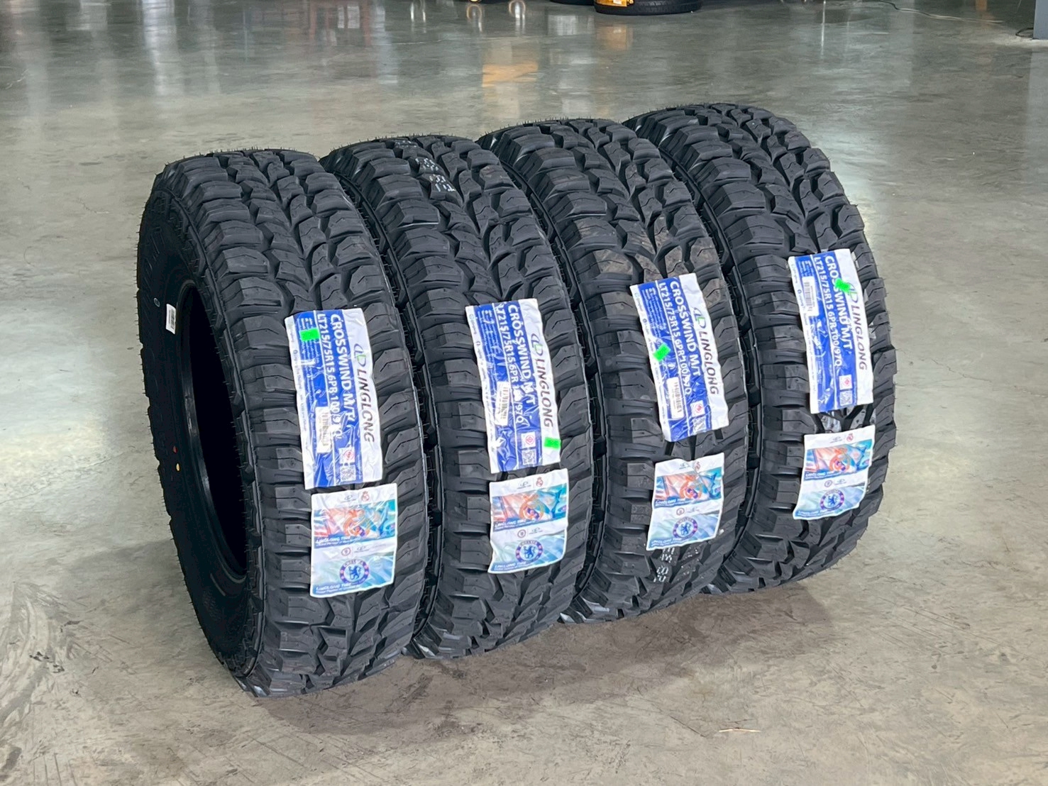 ยางใหม่ขนาด 215/75R15 LINGLONG CROSSWIND M/T ปี25